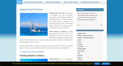 Desktop Screenshot of greeceyachtcharter.info