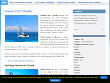 Tablet Screenshot of greeceyachtcharter.info